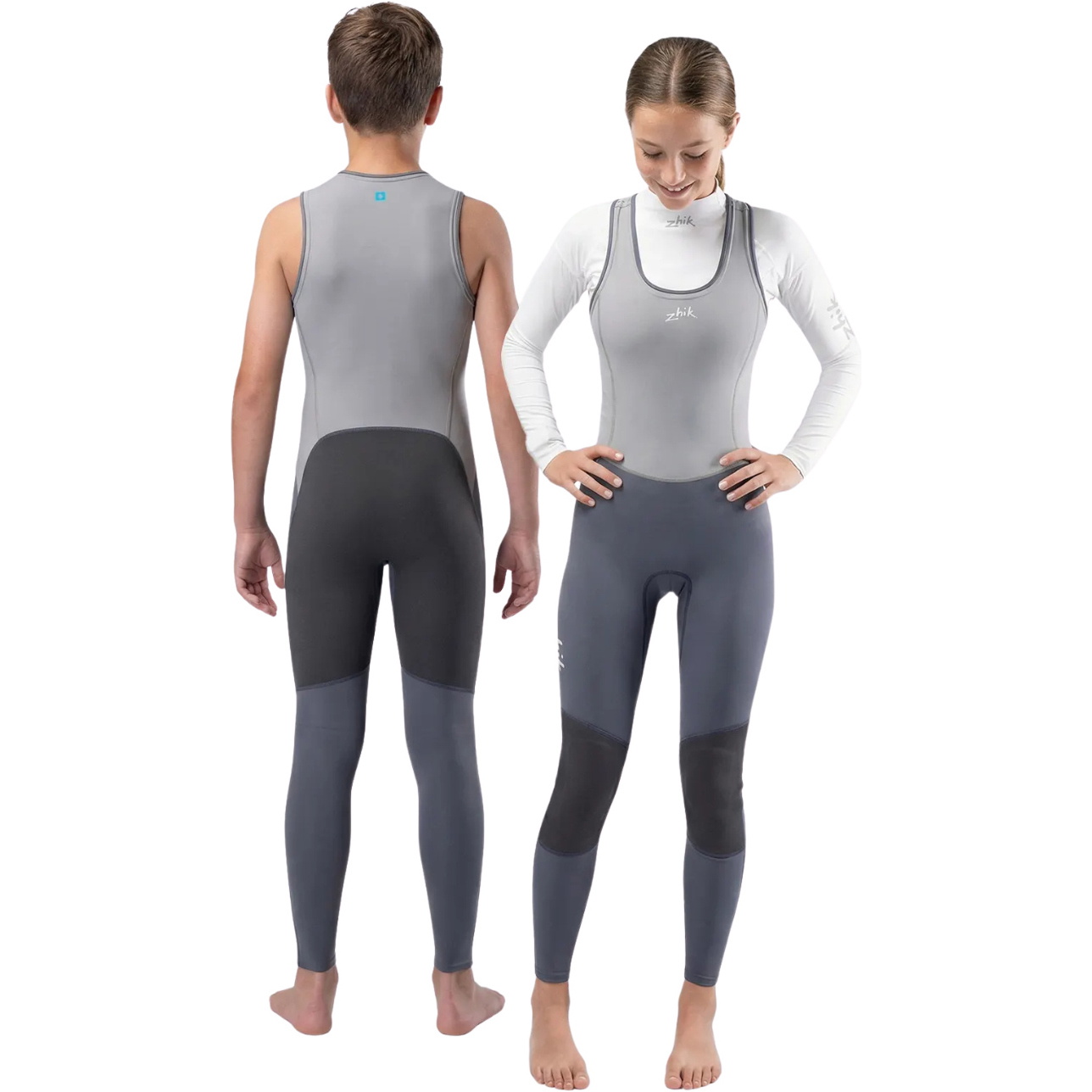 2026 Zhik J&uacute;nior Hybrid Gear Performance Skiff Suit SKF-0069-Y-GRY - Grey